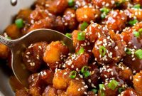 Crispy Sesame Shrimp with Honey-Soy Sauce