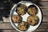 Cheesy Mushroom Gratin with Ham Mayo