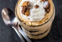 Creamy Peanut Butter Mousse Parfaits