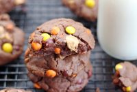 Chewy Chocolate Peanut Butter Cookies Recipe
