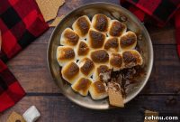 Oven S’mores Dip with Toasted Marshmallows