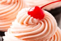 Homemade Cherry Buttercream Frosting for Cakes & Cupcakes