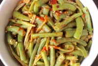 Sauteed Green Beans and Okra with Fresh Dill Recipe
