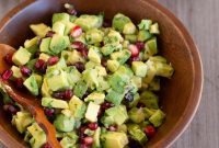 Pomegranate Guacamole Recipe with Lime and Cilantro