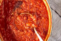 Spicy Smoky Tomato Sauce Recipe