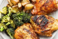 Crispy Smoked Chicken Thighs with Reverse Sear