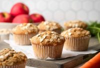 Moist Applesauce Carrot Muffin Recipe with Cinnamon