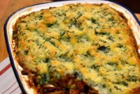 Red Wine-Braised Borlotti Bean Pie with Kale Mash