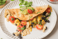 Sheet Pan Vegetarian Breakfast Quesadillas Recipe