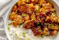 Sticky Sesame Cauliflower Bites Recipe
