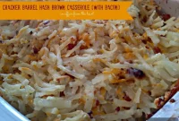 Copycat Cracker Barrel Hash Brown Casserole with Bacon