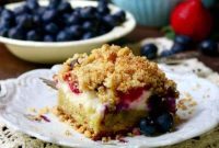 Summer Berry Cream Cheese Coffee Cake