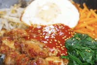 Chicken Bibimbap Recipe with Gochujang Sauce