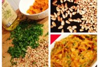 Christmas Dip: Roasted Pumpkin, Spinach and Pine Nuts