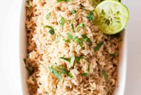 Instant Pot Cilantro Lime Brown Rice