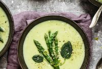 Asparagus Soup Recipe – Creamy with Vegan Option