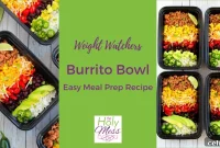 Weight Watchers Burrito Bowl Meal Prep Recipe for Weeknights
