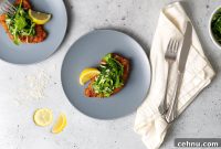 Low Carb Air Fryer Pork Cutlets with Arugula Salad