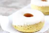 Baked Coconut Flour Mochi Donuts with Honey Filling