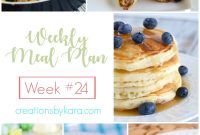 Week 24 Weekly Meal Plan: 7-Day Menu and Grocery List