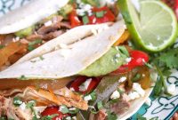 Slow Cooker Chicken Fajitas Recipe