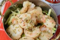 One Pan Cajun Shrimp Skillet with Garlic and Lemon