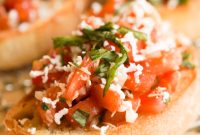 Fresh Tomato and Goat Cheese Bruschetta Recipe