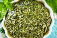 Mint Pesto Recipe: Fresh Herb Sauce with Lemon and Parmesan