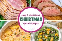 Christmas Dinner Recipes and Menu Ideas for Holiday Feasts