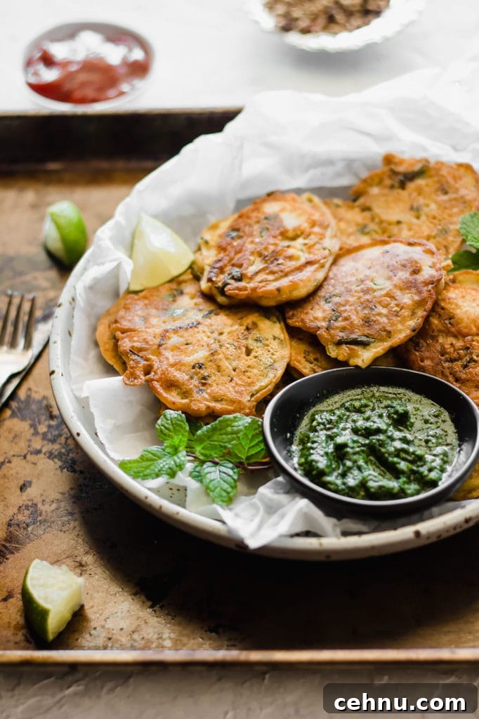 Healthier Pan Fried Pakora Recipe-2