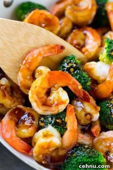 Honey Garlic Shrimp Stir Fry