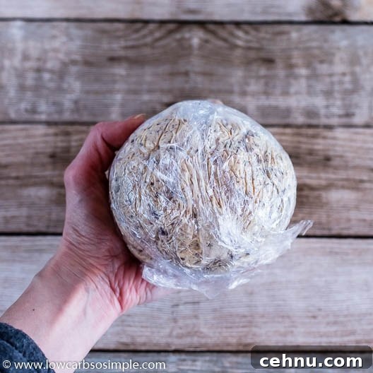 No-Bake Low-Carb Chocolate Chip Cheeseball 15 Ball | Low-Carb, So Simple