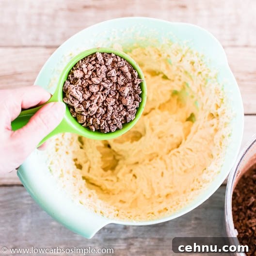 No-Bake Low-Carb Chocolate Chip Cheeseball 9 Adding Grated Chocolate | Low-Carb, So Simple