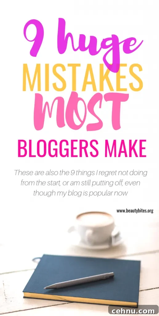 9 Things I Wish I'd Done When I Started Blogging 3 9 mistakes beginner bloggers make! These are the things I regret when I started blogging (yes, wasting time on reading countless income reports is one of them!)! These blogging tips have really helped me stay consistent, get blog traffic and make money blogging!