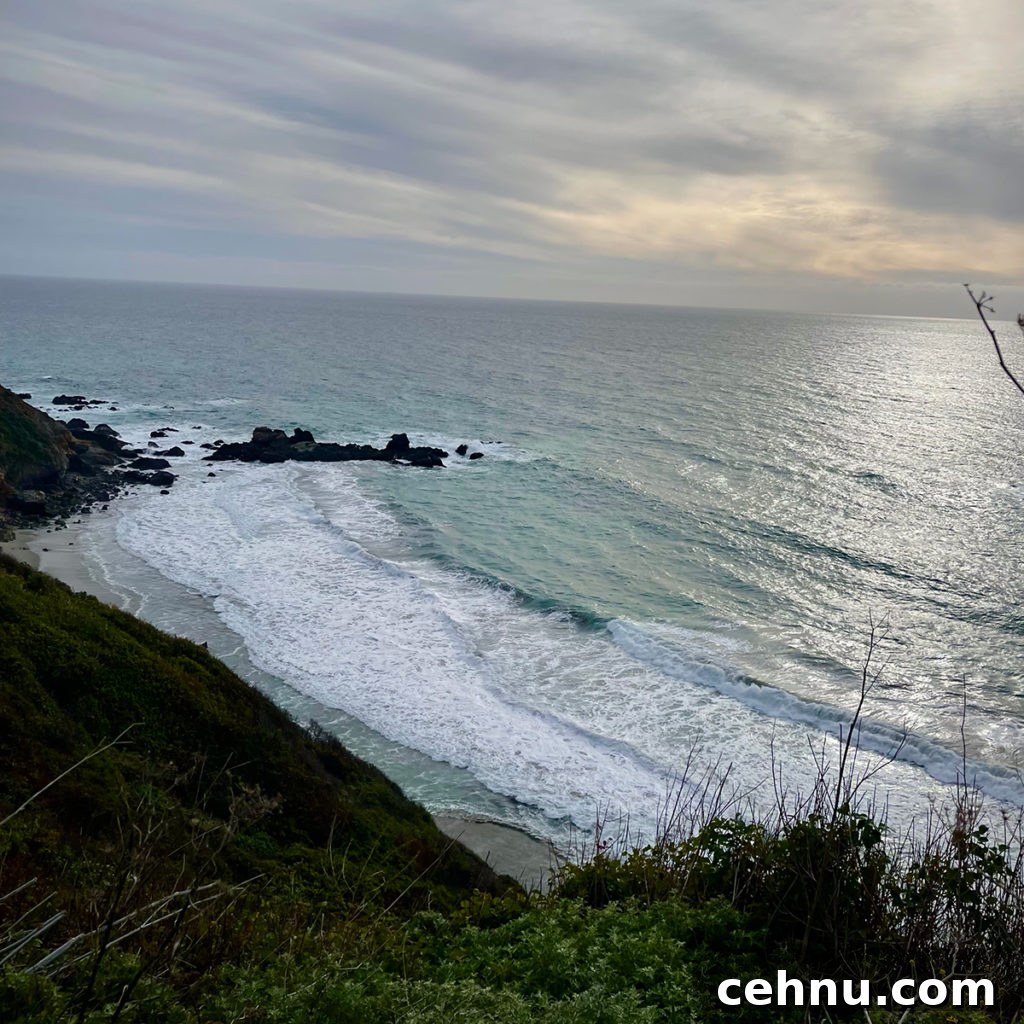 Lets Get Lost February 2022 Travel Inspiration 17 Looking out over the ocean from the California coast near Big Sur.