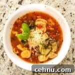 15+ Homemade Soup Recipes for Cozy Weeknight Meals 14 A bowl of Instant Pot Tortellini Soup.