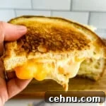15+ Homemade Soup Recipes for Cozy Weeknight Meals 25 Woman's hand holding half of a grilled cheese sandwich.