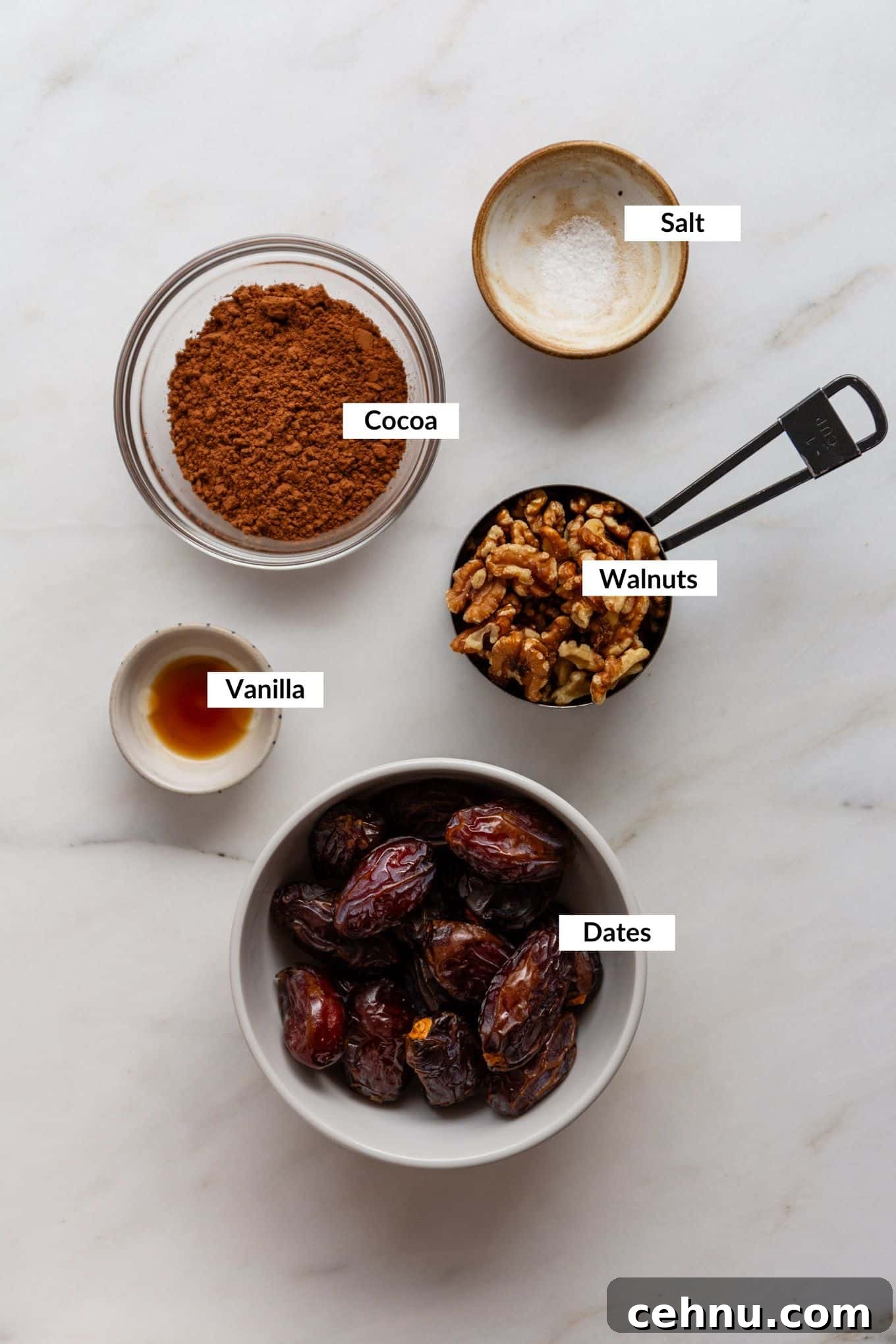 ingredients for no bake brownies