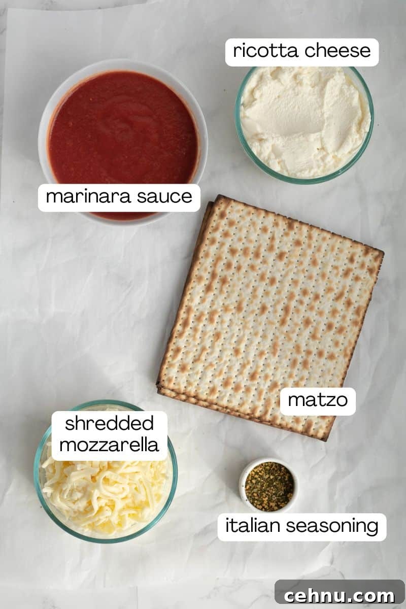 5-Ingredient Matzo Lasagna for Passover Dinner 3 ingredients to make a matzo lasagna