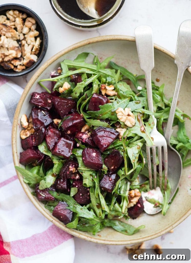 One-Pot Chorizo Gnocchi Recipe 11 Balsamic Roasted Beetroot Arugula Salad