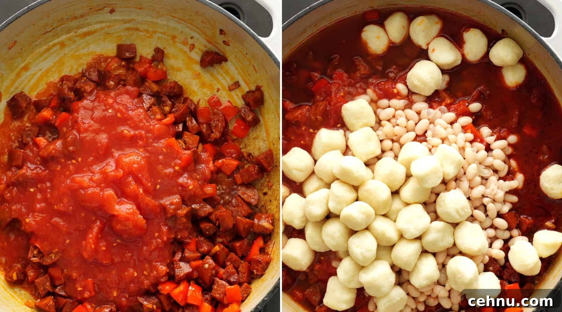 One-Pot Chorizo Gnocchi Recipe 6 Steps to make chorizo gnocchi.