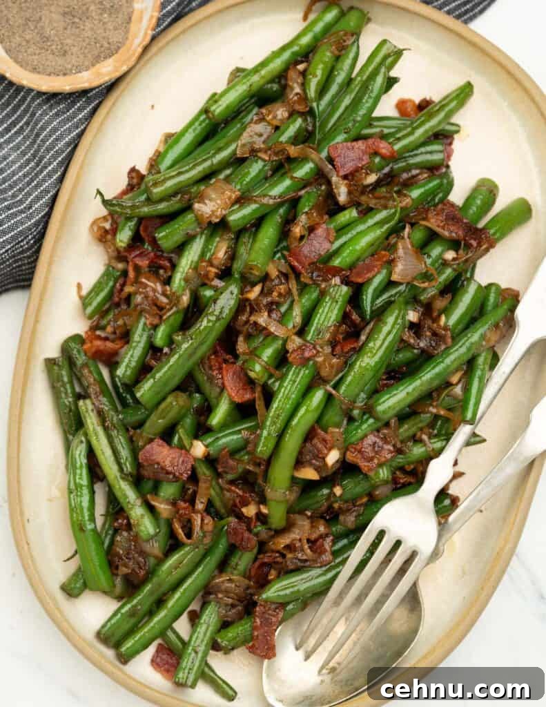 One-Pot Chorizo Gnocchi Recipe 7 Green beans with Bacon