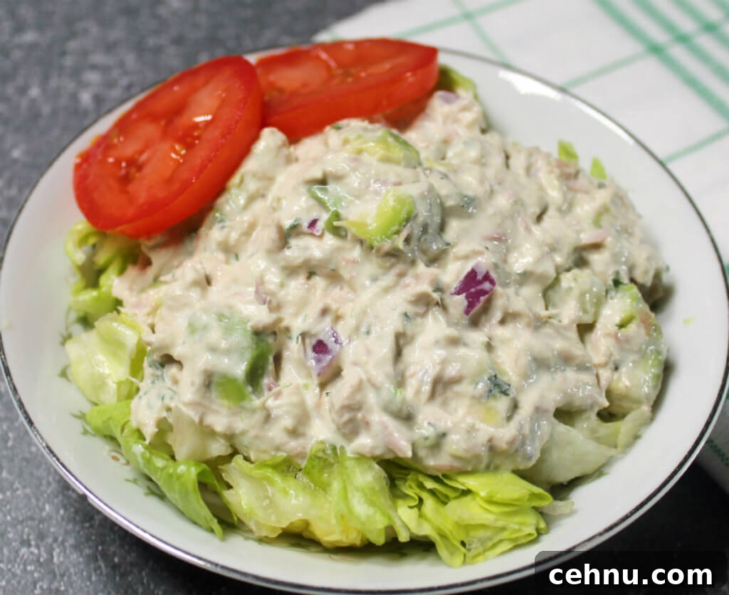 Tuna Avocado Keto Salad1