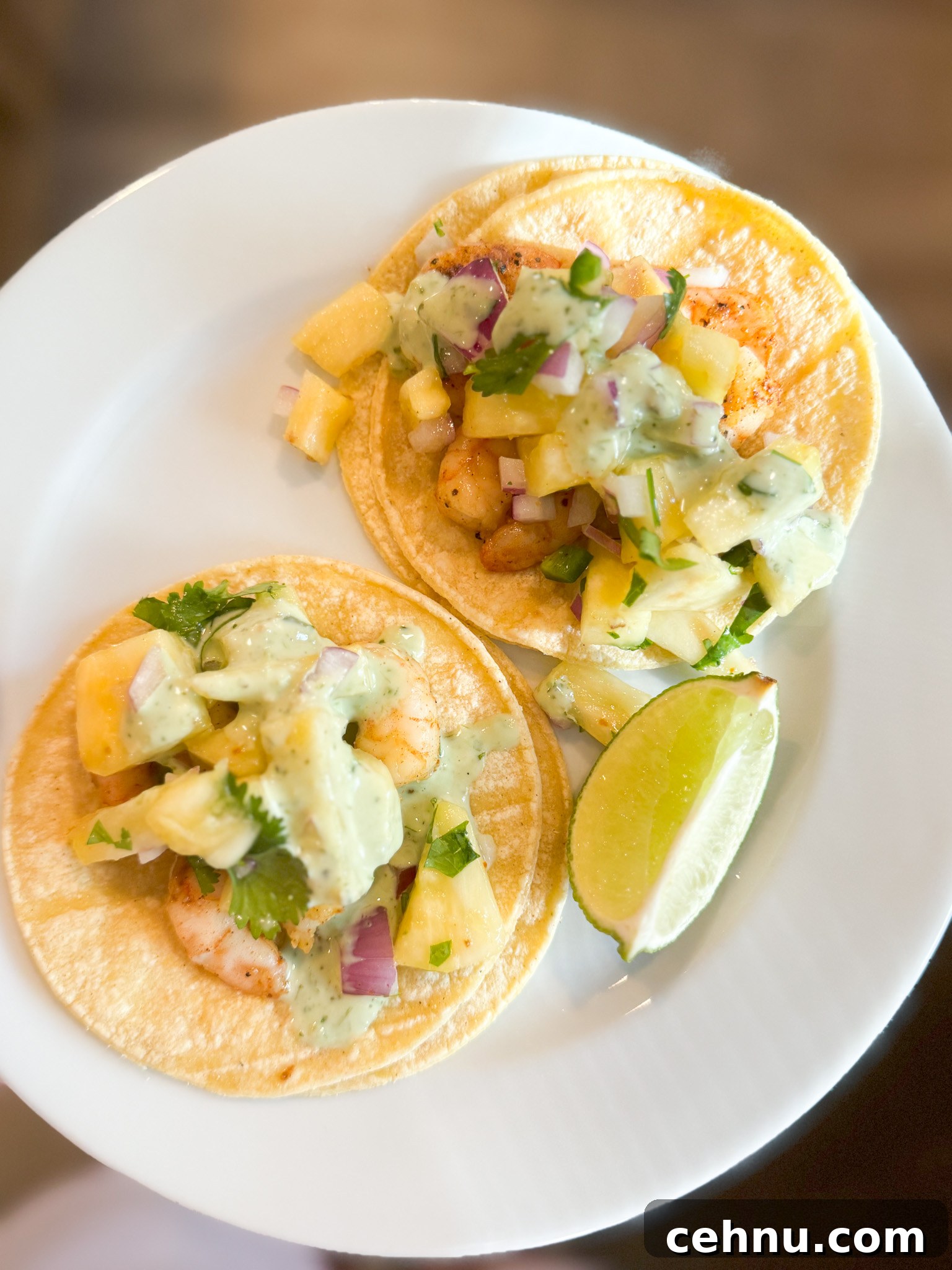 Air Fryer Shrimp Tacos