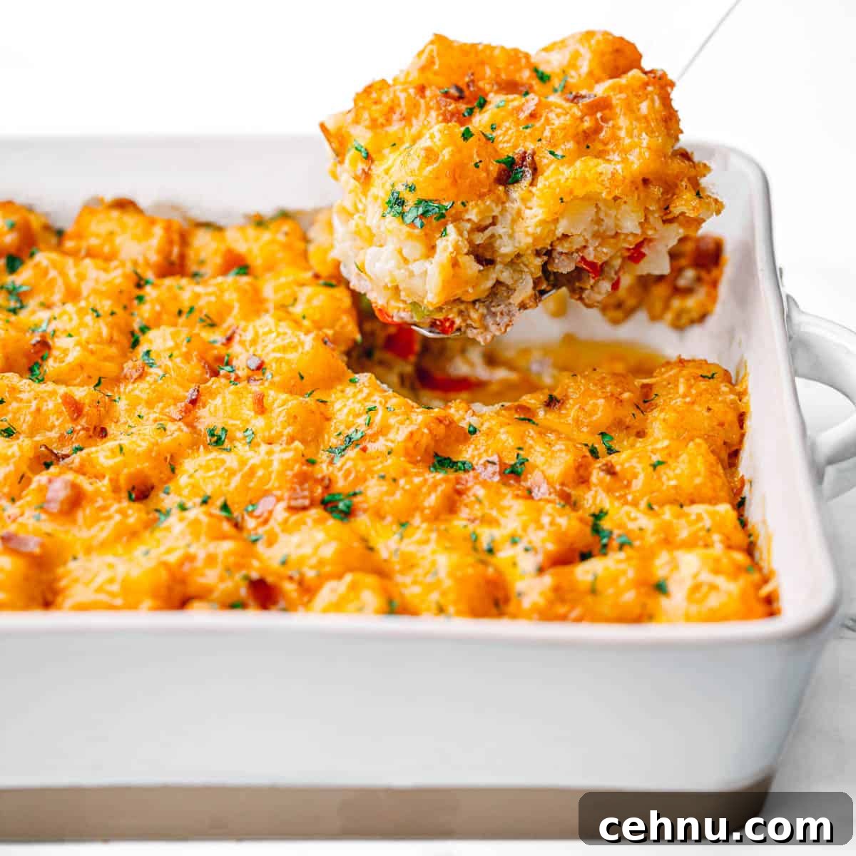 13. Tater Tot Breakfast Casserole