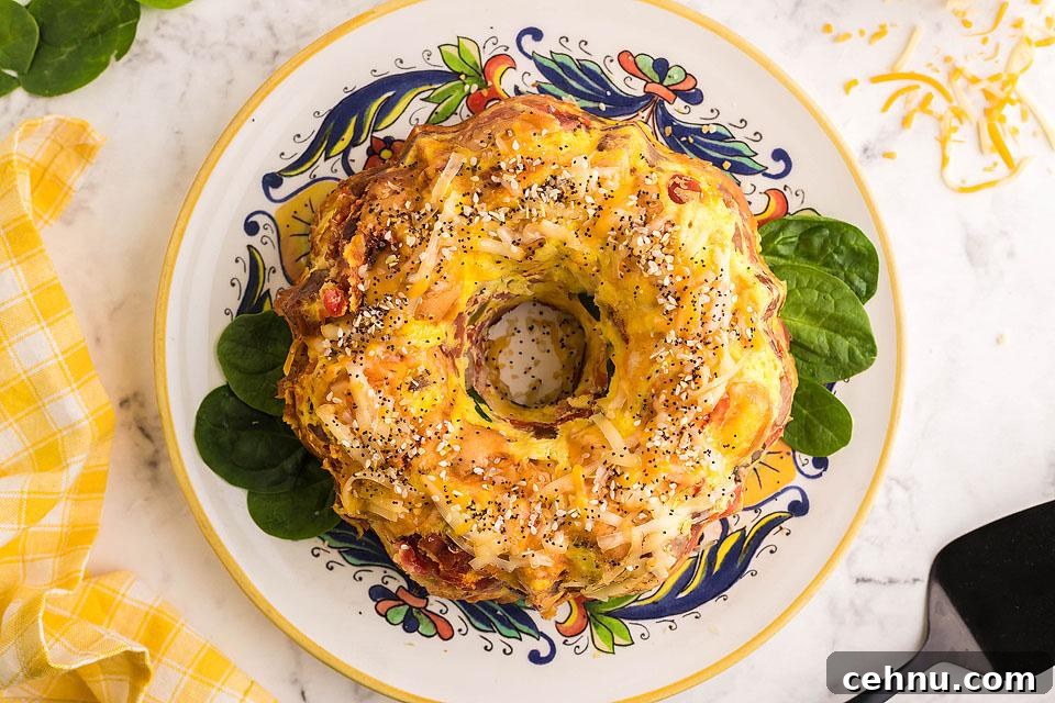 20. Air Fryer Loaded Bagel Breakfast Bake Casserole