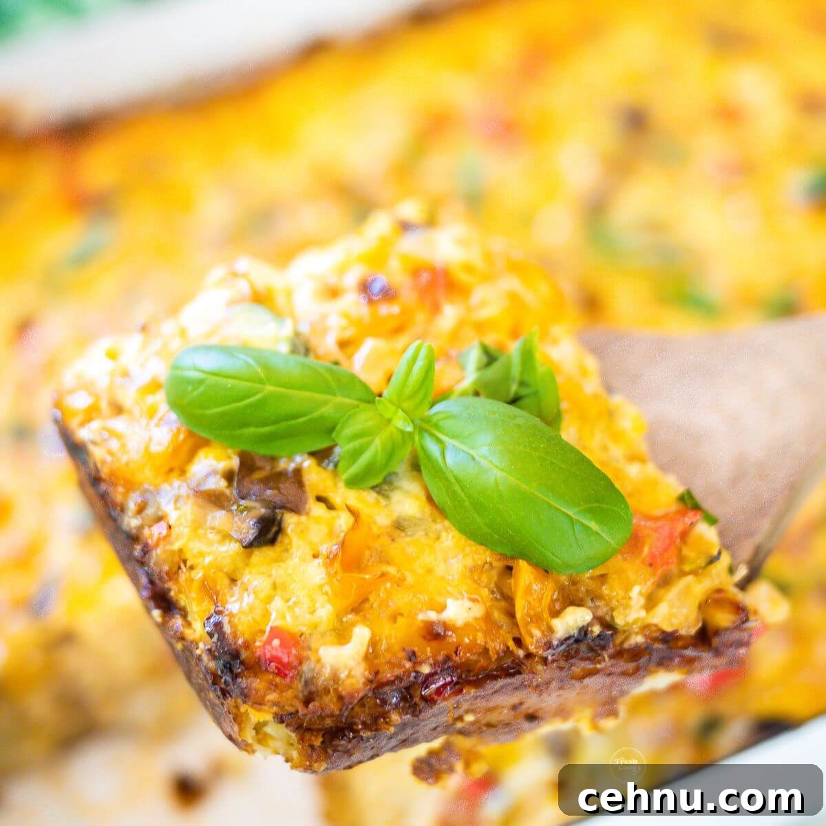4. Vegetarian Tater Tot Breakfast Casserole