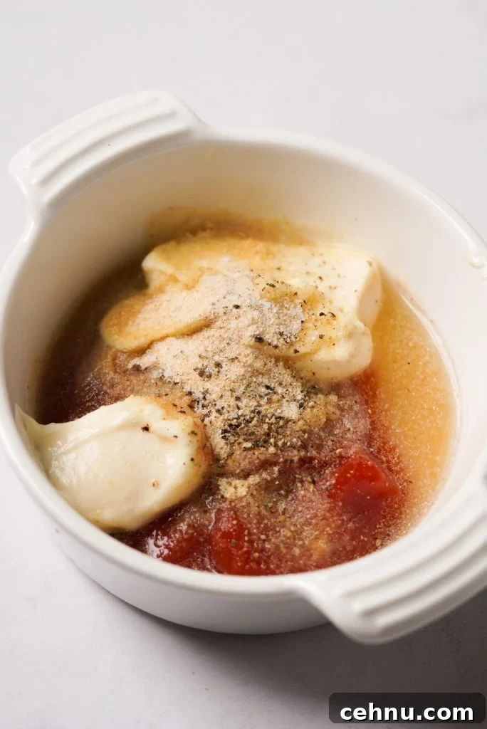 special sauce ingredients in a small bowl before mixing