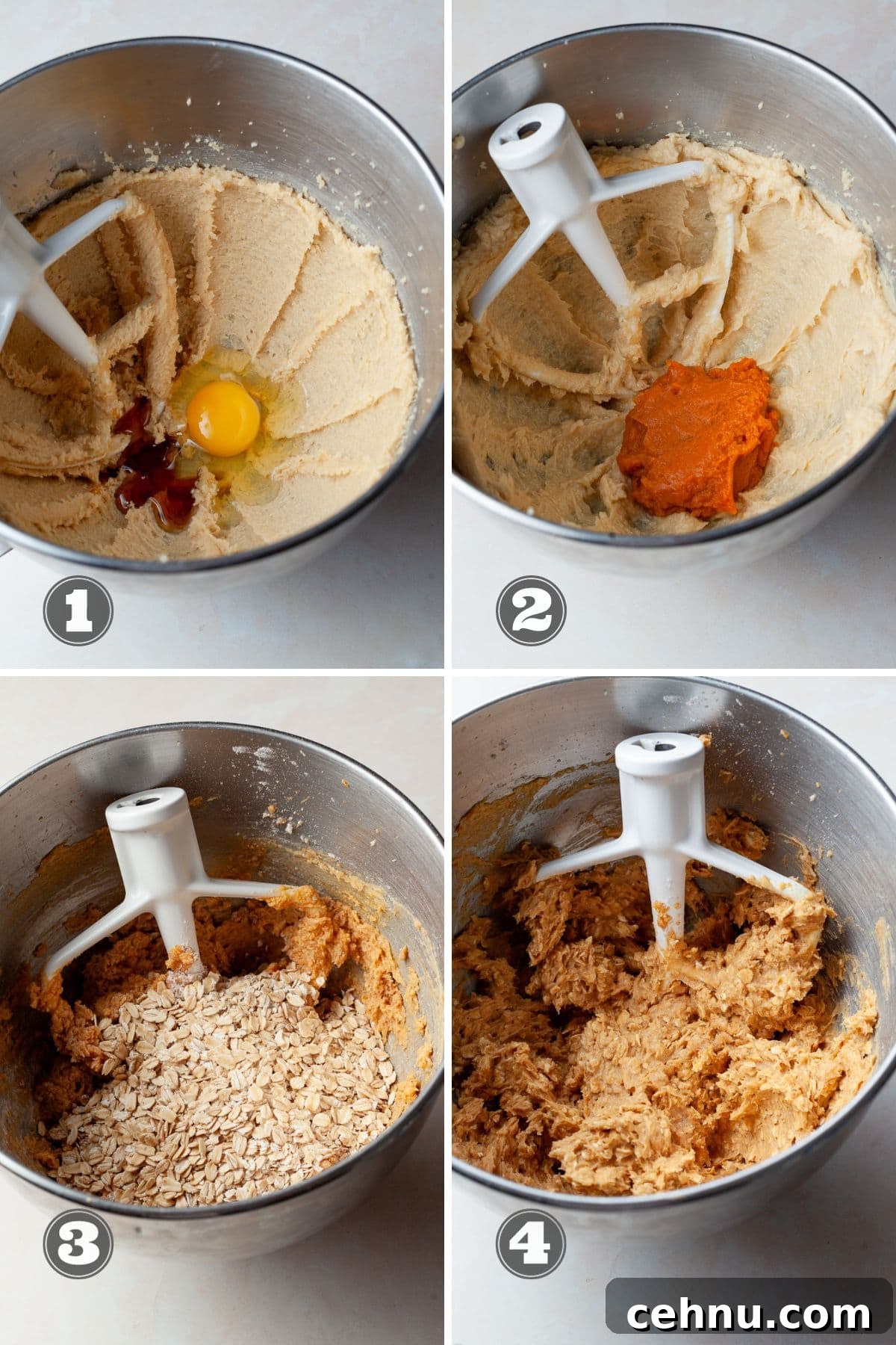 cookie dough on a parchment paper