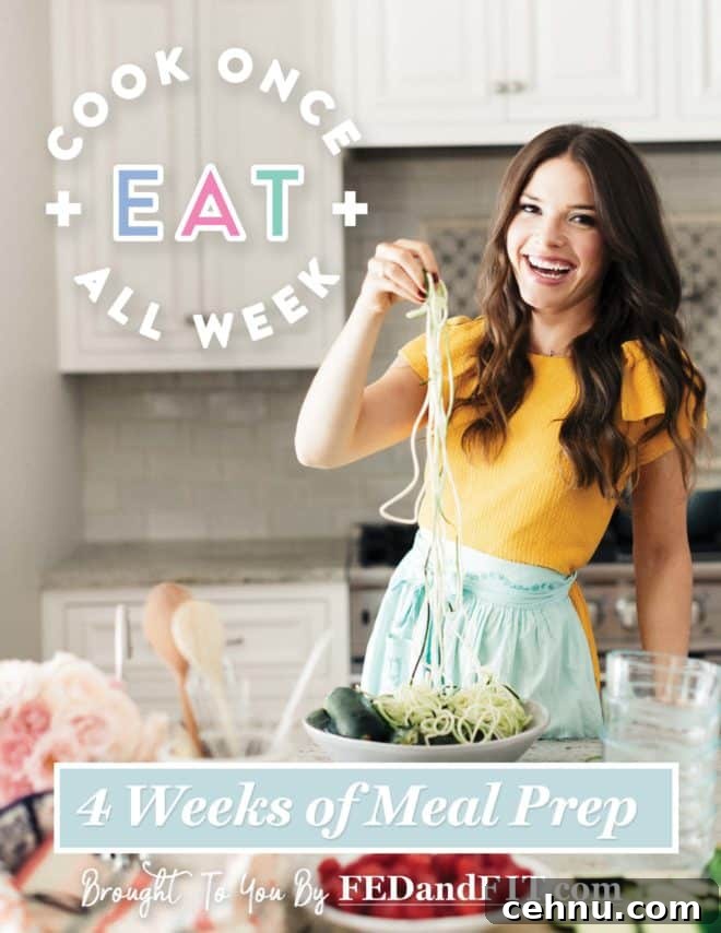 cook once eat all week meal prep